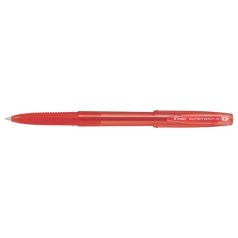   PILOT Golyóstoll, 0,22 mm, kupakos, PILOT "Super Grip G", piros