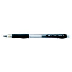   PILOT Nyomósirón, 0,5 mm, PILOT "SuperGrip", fekete