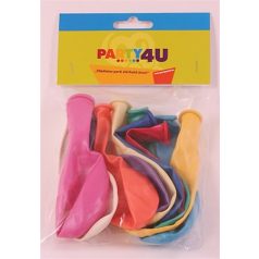 Léggömb, 26 cm, gyöngyházfényű, vegyes szín