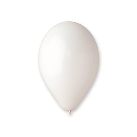 Léggömb, 30 cm, fehér