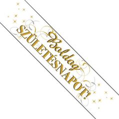 Vállszalag,"Boldog Születésnapot" elegáns