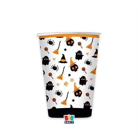 Pohár, papír, 250 ml, "Halloween"