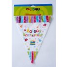 Zászló, 360x29 cm, "Boldog születésnapot"