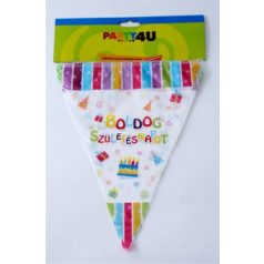 Zászló, 360x29 cm, "Boldog születésnapot"