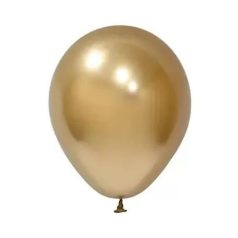 Léggömb, 30cm, "Balonevi", króm arany