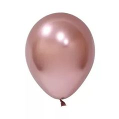 Léggömb, 30cm, "Balonevi", króm rosegold