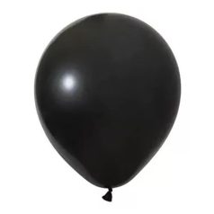 Léggömb, 30cm, "Balonevi", fekete