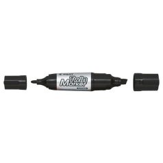   PILOT Alkoholos marker, 4/4,8-7 mm, kétvégű, PILOT "Twin Jumbo", fekete