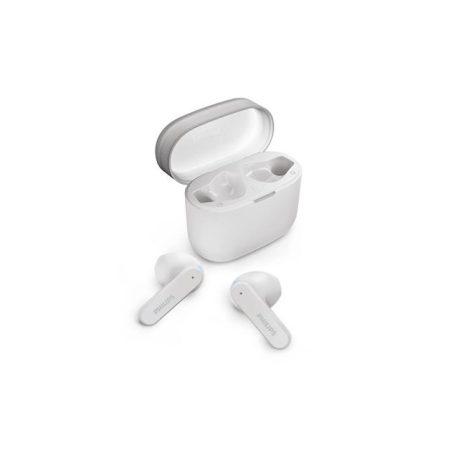 PHILIPS Fülhallgató, TWS vezeték nélküli, Bluetooth 5.3, PHILIPS "TAT2139", fehér
