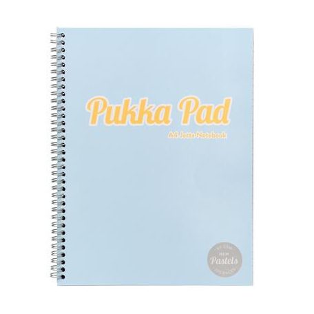 PUKKA PAD Spirálfüzet, A4, vonalas, 100 lap, PUKKA PAD "Pastel Jotta Pad", vegyes szín