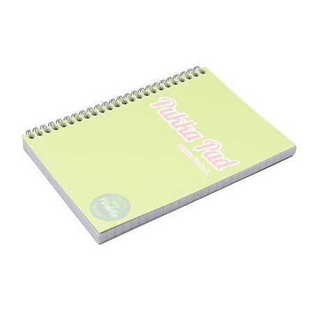 PUKKA PAD Spirálfüzet, A5, vonalas, 200 lap, PUKKA PAD "Pastel Jotta Pad", vegyes szín