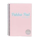 PUKKA PAD Spirálfüzet, A5, vonalas, 100 lap, PUKKA PAD "Pastel Jotta Pad", vegyes szín