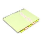 PUKKA PAD Spirálfüzet, A4, vonalas, 100 lap, PUKKA PAD "Pastel project book", vegyes szín