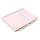 PUKKA PAD Spirálfüzet, A4, vonalas, 100 lap, PUKKA PAD "Pastel project book", vegyes szín