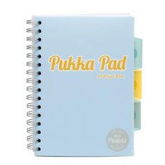   PUKKA PAD Spirálfüzet, A5, vonalas, 100 lap, PUKKA PAD "Pastel project book", vegyes szín