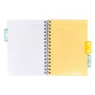 PUKKA PAD Spirálfüzet, A5, vonalas, 100 lap, PUKKA PAD "Pastel project book", vegyes szín