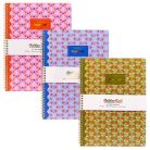 PUKKA PAD Spirálfüzet, A4+, vonalas, 100 lap, PUKKA PAD "Floral Jotta Notebook", vegyes minta