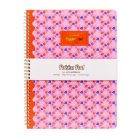 PUKKA PAD Spirálfüzet, A4+, vonalas, 100 lap, PUKKA PAD "Floral Jotta Notebook", vegyes minta