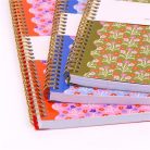 PUKKA PAD Spirálfüzet, A4+, vonalas, 100 lap, PUKKA PAD "Floral Jotta Notebook", vegyes minta