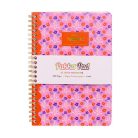 PUKKA PAD Spirálfüzet, A5, vonalas, 100 lap, PUKKA PAD "Floral Jotta Notebook", vegyes minta