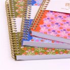 PUKKA PAD Spirálfüzet, A5, vonalas, 100 lap, PUKKA PAD "Floral Jotta Notebook", vegyes minta