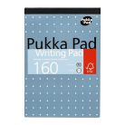 PUKKA PAD Jegyzetfüzet, A5, vonalas, 80 lap, PUKKA PAD "Metallic Writing Book", vegyes színek