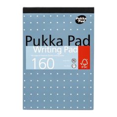   PUKKA PAD Jegyzetfüzet, A5, vonalas, 80 lap, PUKKA PAD "Metallic Writing Book", vegyes színek