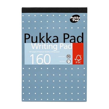 PUKKA PAD Jegyzetfüzet, A5, vonalas, 80 lap, PUKKA PAD "Metallic Writing Book", vegyes színek
