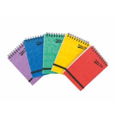   PUKKA PAD Jegyzetfüzet, 202x127 mm, vonalas, 150 lap, PUKKA PAD "Pressbooard", vegyes színek