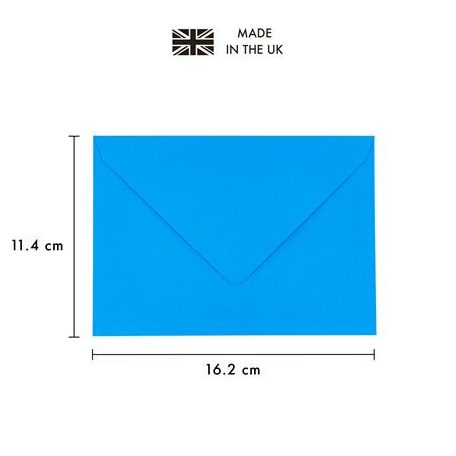 PUKKA PAD Boríték, C6, enyvezett, PUKKA PAD "Bright", vegyes színek