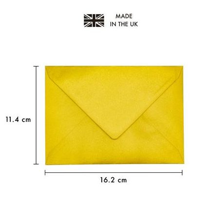 PUKKA PAD Boríték, C6, enyvezett, PUKKA PAD "Gold", arany