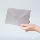 PUKKA PAD Boríték, C6, enyvezett, PUKKA PAD "Silver", ezüst