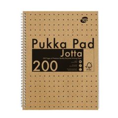   PUKKA PAD Spirálfüzet, A4, vonalas, 100 lap, PUKKA PAD "Jotta Kraft"