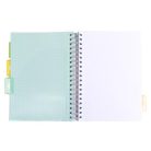 PUKKA PAD Spirálfüzet, B5, PUKKA PAD "Study book", szürke