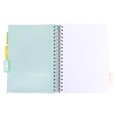   PUKKA PAD Spirálfüzet, B5, PUKKA PAD "Study book", szürke