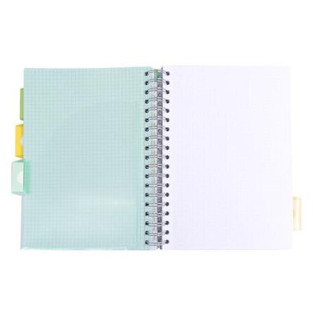 PUKKA PAD Spirálfüzet, B5, PUKKA PAD "Study book", szürke