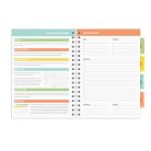 PUKKA PAD Spirálfüzet, B5, PUKKA PAD "Study book", szürke