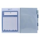 PUKKA PAD Spirálfüzet, A4, vonalas, elválasztóval, 100 lap, PUKKA PAD "Haze Project Book", vegyes szín