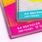 PUKKA PAD Spirálfüzet, A4+, vonalas, 100 lap, PUKKA PAD "Planet Jotta", vegyes szín