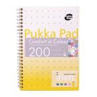 PUKKA PAD Spirálfüzet, A5, vonalas, 100 lap, PUKKA PAD "Irlen Jotta Gold"