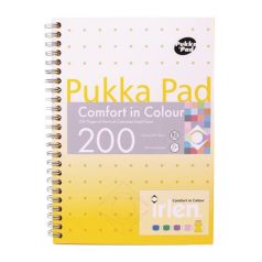  PUKKA PAD Spirálfüzet, A5, vonalas, 100 lap, PUKKA PAD "Irlen Jotta Gold"