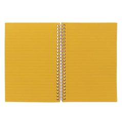   PUKKA PAD Spirálfüzet, A5, vonalas, 100 lap, PUKKA PAD "Irlen Jotta Gold"