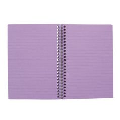   PUKKA PAD Spirálfüzet, A5, vonalas, 100 lap, PUKKA PAD "Irlen Jotta Lavender"