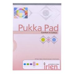   PUKKA PAD Jegyzettömb, A4, vonalas, 50 lap, PUKKA PAD "Irlen Dyslexia", rózsaszín