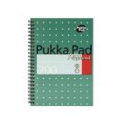 PUKKA PAD Spirálfüzet, A5, kockás, 100 lap, PUKKA PAD, "Metallic Jotta"
