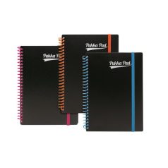   PUKKA PAD Spirálfüzet, A5, vonalas, 100 lap, PUKKA PAD, "Neon notepad"