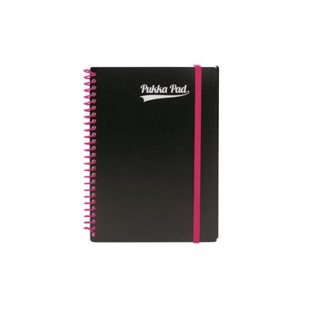 PUKKA PAD Spirálfüzet, A5, vonalas, 100 lap, PUKKA PAD, "Neon notepad"