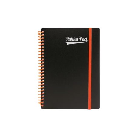 PUKKA PAD Spirálfüzet, A5, vonalas, 100 lap, PUKKA PAD, "Neon notepad"