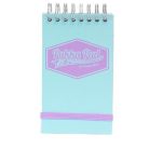 PUKKA PAD Jegyzetfüzet, spirálozott, A7, vonalas, 50 lap, PUKKA PAD "Pastel", vegyes színek