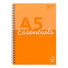 PUKKA PAD Spirálfüzet, A5, vonalas, 80 lap, PUKKA PAD "Unipad Essentials Jotta", vegyes